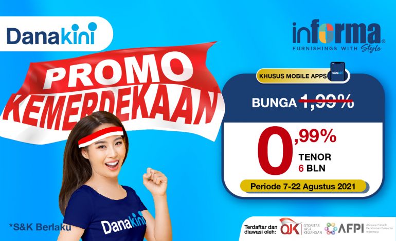  Promo Kemerdekaan Danakini Untuk Merayakan Ulang Tahun Kemerdekaan Indonesia
